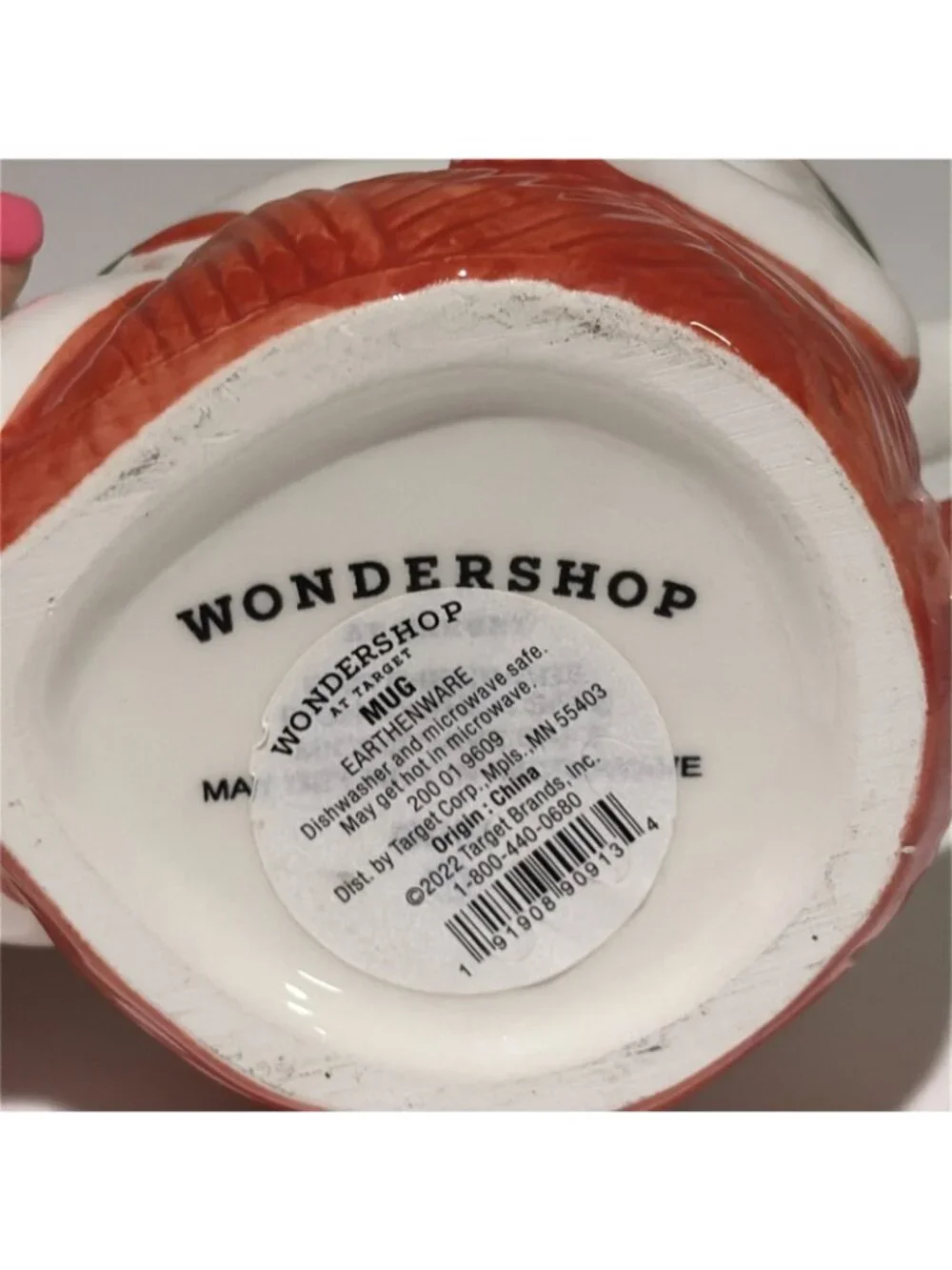 Wondershop Figural Cat Mug 15 Oz Playful Kitten with Yarn Colorful Cat Lover